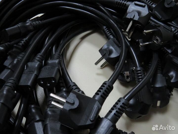 Кабель питания C13 для asic 3х1.5мм 1.5 м