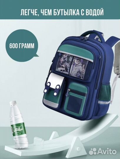 Рюкзак школьный для мальчика ортопедический 3-6