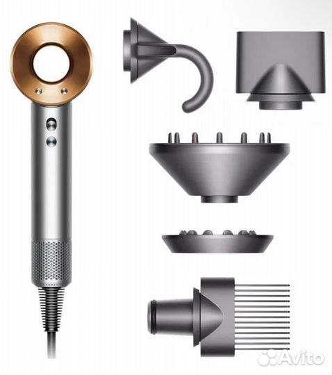 Фен Dyson Supersonic HD07 Nickel/Copper оригинал