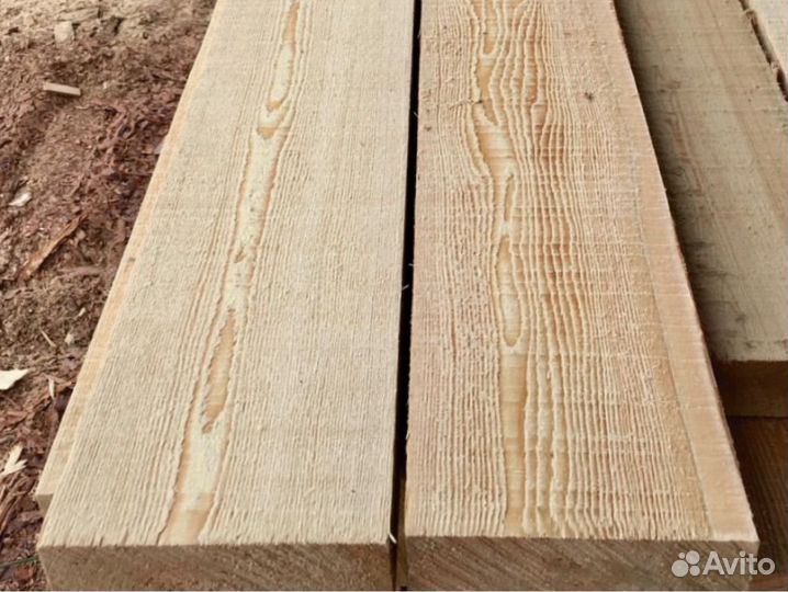 Натуральная доска сосна 100х150мм