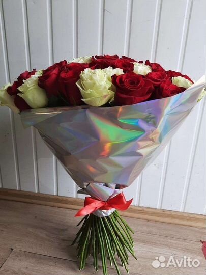 Цветы розы букет