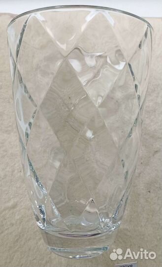 Ваза толстое стекло, хрусталь СССР в идеальном