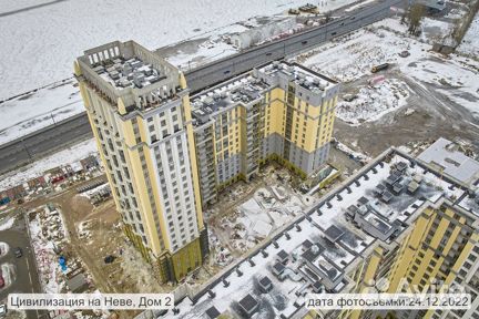Ход строительства ЖК «Цивилизация на Неве» 4 квартал 2022