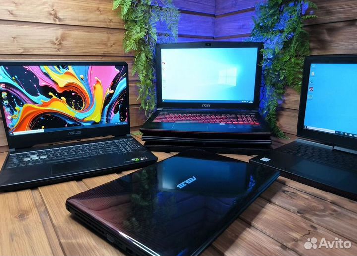Крутые игровые ноутбуки i5, i7, Ryzen, GTX