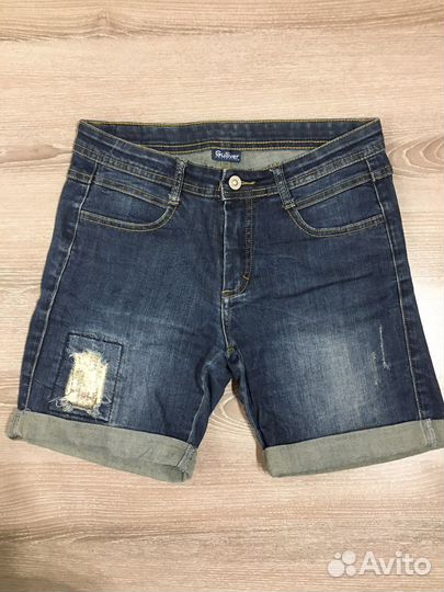 Шорты джинсовые на девочку 158 Gulliver