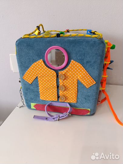 Мягкий бизиборд/бизикубик