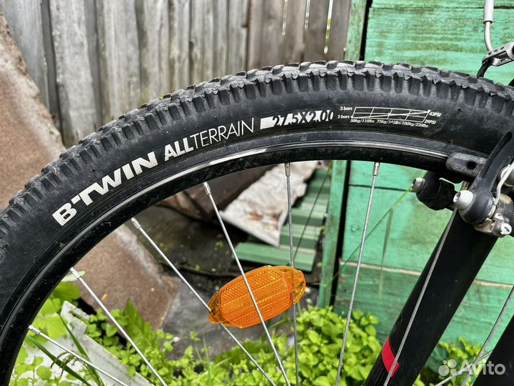 Велосипед горный Rockrider ST 100, красный