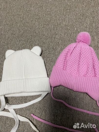 Шапочка для новорожденного весна