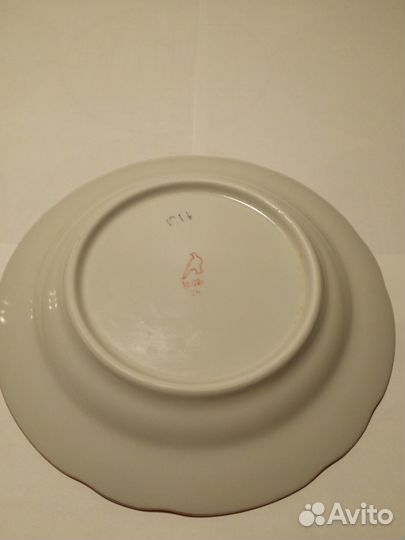 Чайная пара, фарфор. Дулево