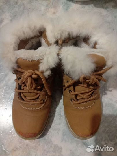 Ботинки утепленные