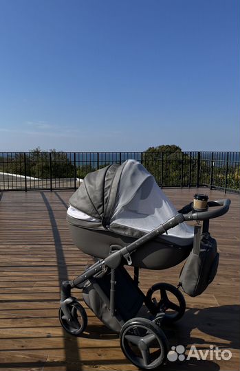 Коляска adamex luciano deluxe 2в 1