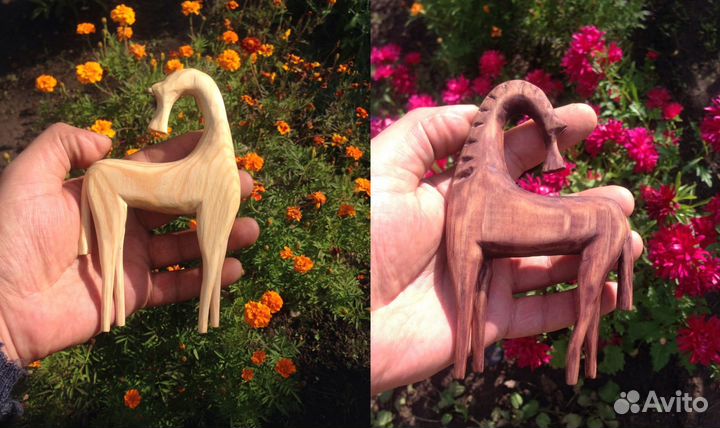 Деревянные лошадки