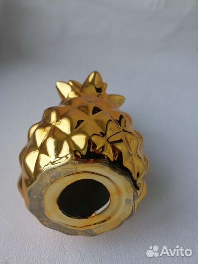 Ананас золотой керамика декор decor