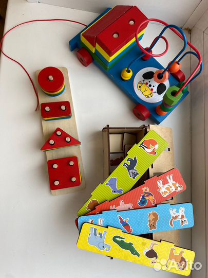 Развивающие игрушки из дерева