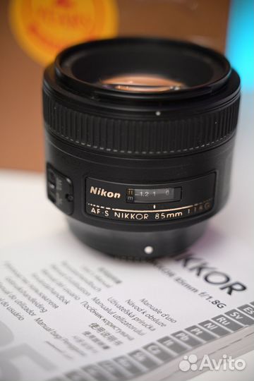 Объектив Nikon af-s 85mm 1.8g