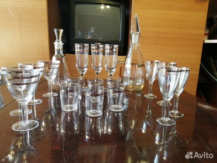 Рюмки, фужеры, бокалы, стаканы из СССР