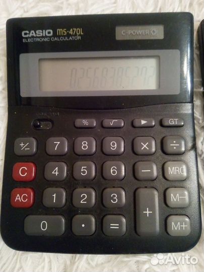 Калькуляторы casio и citizen
