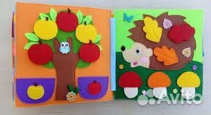 Книга игрушка из фетра