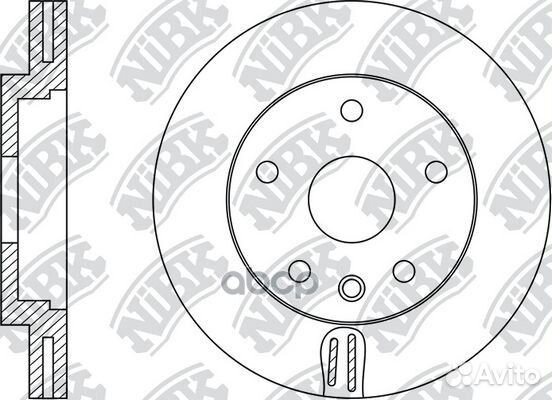 Диск тормозной chevrolet cruze 1.6 2009 - CHE