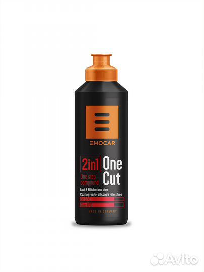 2IN1 ONE CUT полировальная паста 1 л. / Ewocar