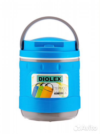 Термос для еды Diolex 1200мл синий