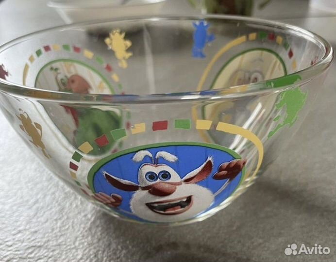 Набор детской посуды с бубой