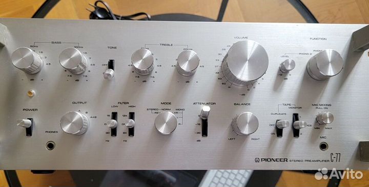 Pioneer С-77 предварительный усилитель