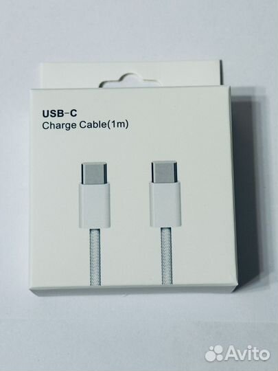 Кабель USB type C, 60 Вт для быстрой зарядки