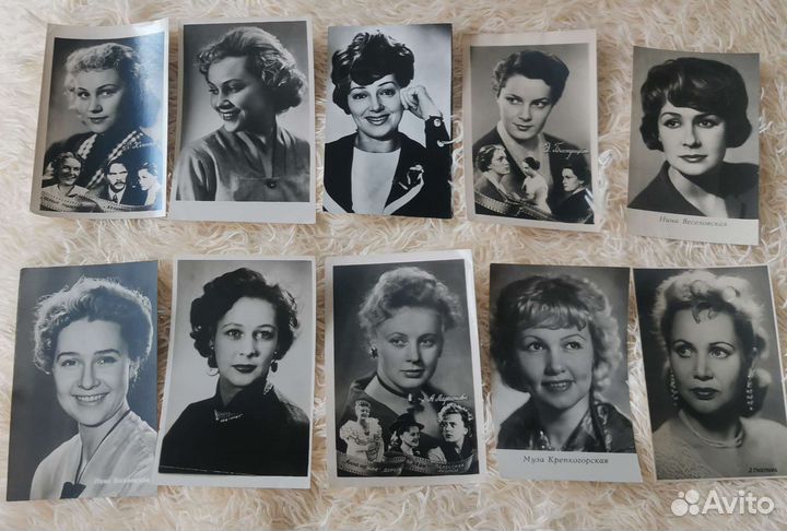 Открытки Актёры советского и зарубежного кино