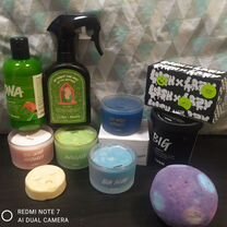 Lush шампунь, свеча, мели, мыло, бомбочка, пена