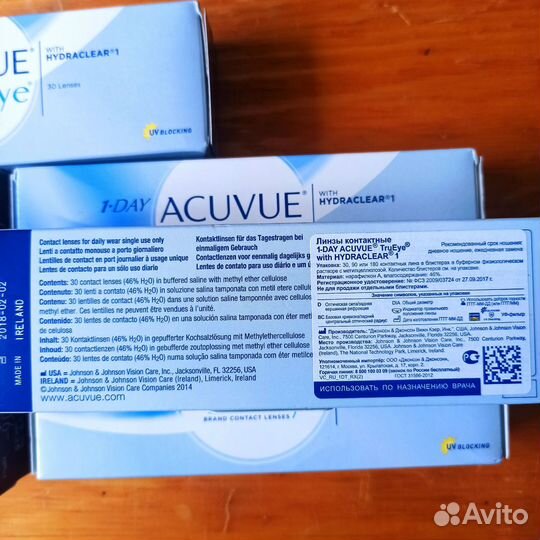 Линзы acuvue trueye