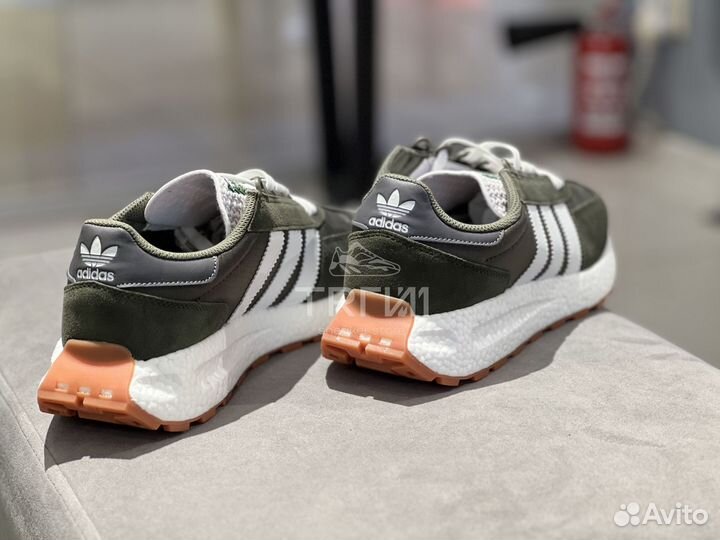 Кроссовки Adidas Retropy E5 Dark Green White Gum