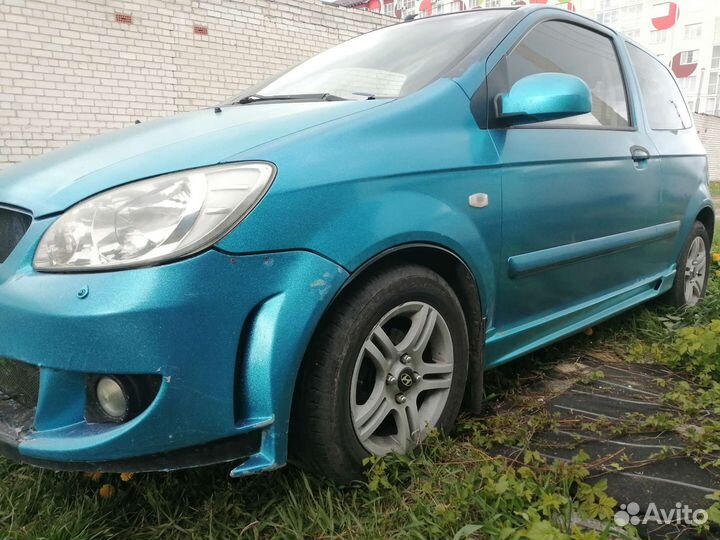 Накладки на порогина Hyundai Getz