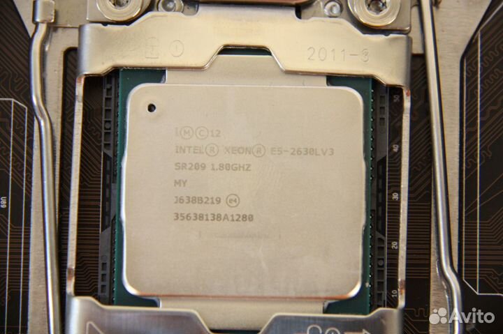 Комплект Xeon 2630lv3 (8/16 ядер) + 16 gb+x99 ddr4