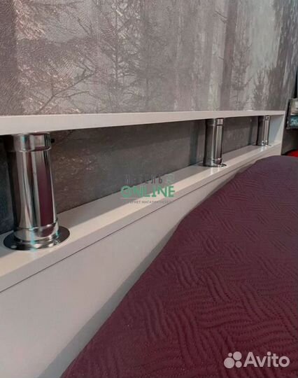 Кровать двуспальная с ящиками в комплетке