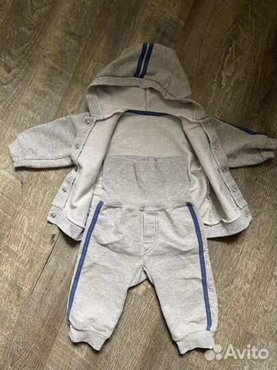 Хлопковый костюм для грудничка