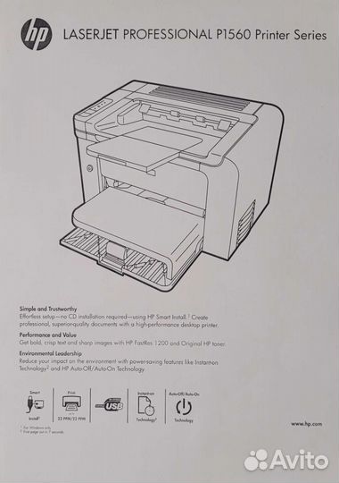 Принтер лазерный HP LaserJet Pro P1566