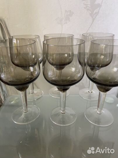 Фужеры цветное стекло СССР