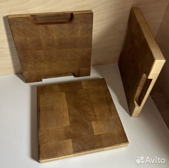 Торцевая разделочная доска из березы