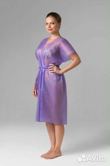 01-569 Халаты одноразовые универсальный 10шт спанб