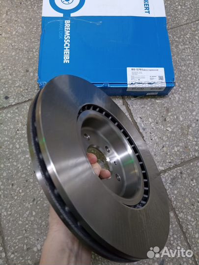 Диск тормозной передний Porsche Macan, Audi A6, Q5