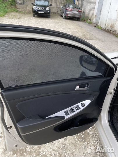 Каркасные шторки Hyundai Solaris