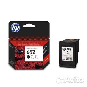 Картридж HP 652 Black черный F6V25AE