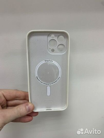 Чехол стеклянный Magsafe iPhone 13 ProMax