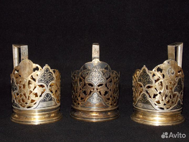 Серебренный подстаканник