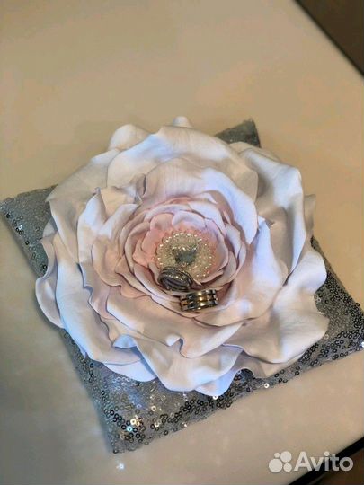 Подушка для колец свадебная