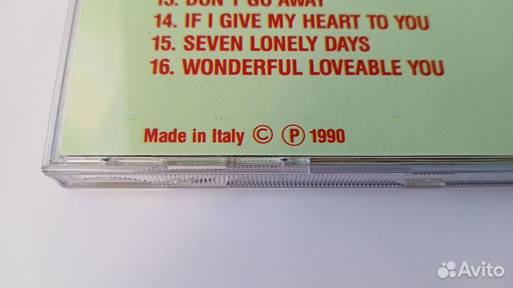 CD диски / Italy 1990