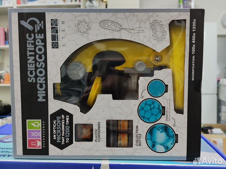 Микроскоп детский школьный для школьника и детей