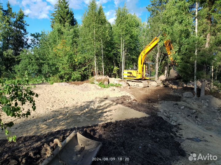 Разработка участков под строительство