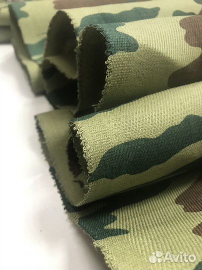 Ткань диагональ камуфляжная хлопок